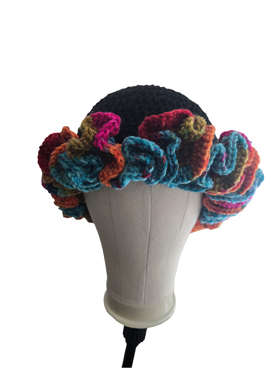 Crotchet Ruffle Hat