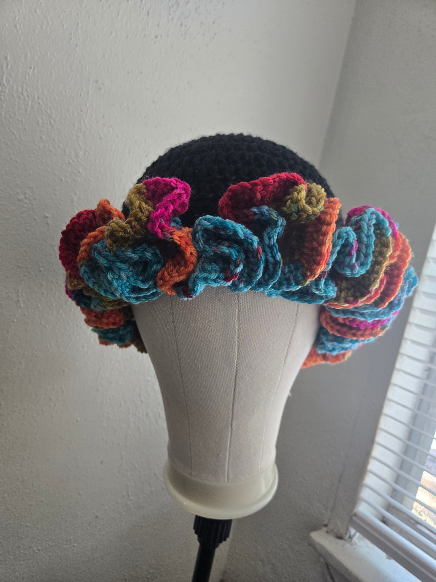 Crotchet Ruffle Hat